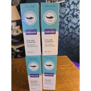 4 Pak 50ml Each *  Eyelash Extension Foam Cleanser Shampoo by Lakerain